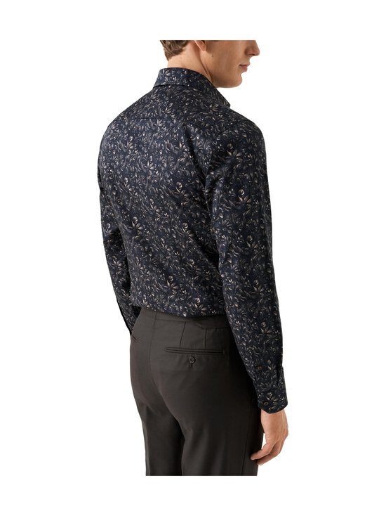 Eton - Long Sleeve Slim Fit Floral Twill -kauluspaita - 38 DARK BROWN | Stockmann - photo 5