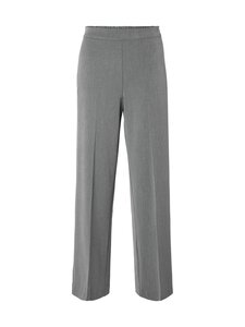 Selected - SlfEmma-Tara -leveälahkeiset housut - MEDIUM GREY MELANGE | Stockmann