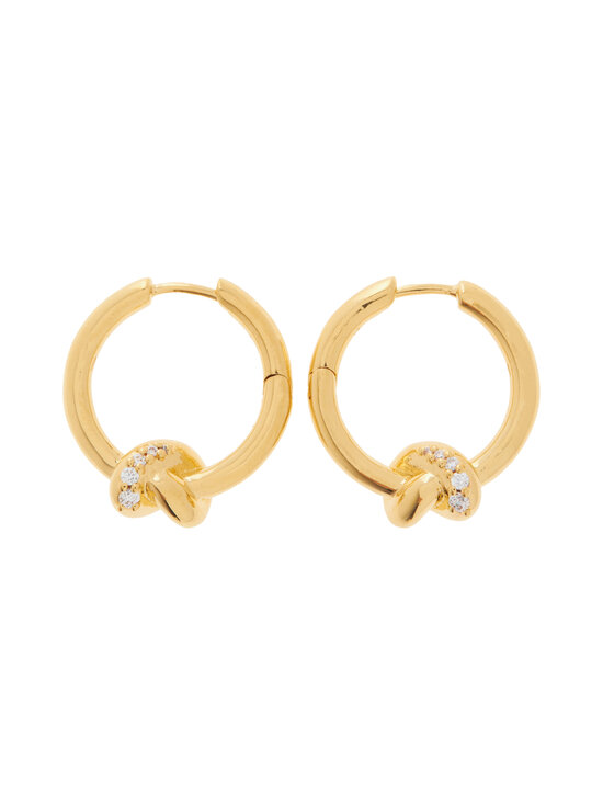 MISSOMA - Lucy Williams Pavé Knot Small -korvarenkaat - GOLD | Stockmann - photo 1