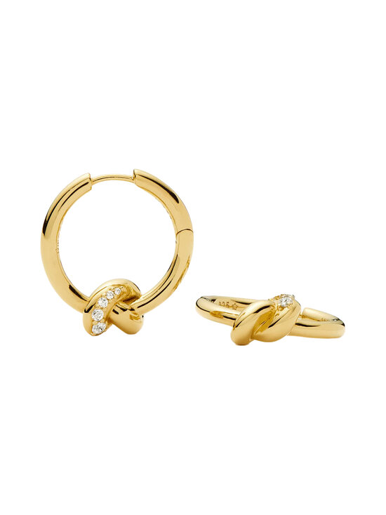 MISSOMA - Kõrvarõngad Lucy Williams Pavé Knot Small - GOLD | Stockmann - photo 1
