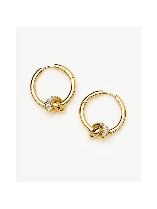 MISSOMA - Kõrvarõngad Lucy Williams Pavé Knot Small - GOLD | Stockmann - photo 2