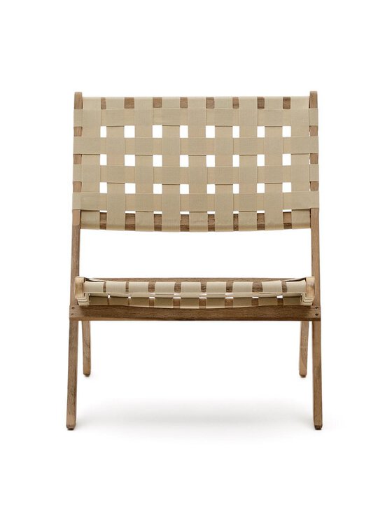 Kave Home - Chabeli-taittotuoli kermanvalkoinen / akaasia - BEIGE | Stockmann - photo 4