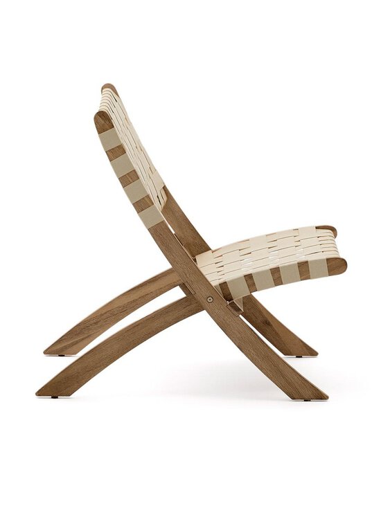 Kave Home - Chabeli-taittotuoli kermanvalkoinen / akaasia - BEIGE | Stockmann - photo 2