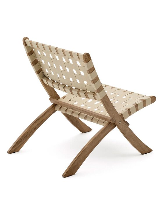Kave Home - Chabeli-taittotuoli kermanvalkoinen / akaasia - BEIGE | Stockmann - photo 3