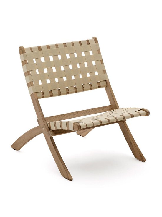 Kave Home - Chabeli-taittotuoli kermanvalkoinen / akaasia - BEIGE | Stockmann - photo 1