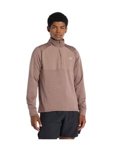 New Balance - Athletics Heat Grid 1/2 Zip -treenipaita - EAT EARTH SHADOW HEATHER New Balance - Athletics Heat Grid 1/2 Zip -treenipaita - EAT EARTH SHADOW HEATHER | Stockmann