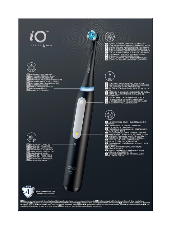 Oral-B - iO4DUO -sähköhammasharja - BLACK/WHITE - photo 3 Oral-B - iO4DUO -sähköhammasharja - BLACK/WHITE | Stockmann - photo 3
