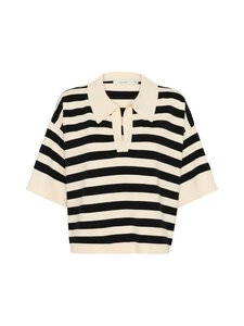Gestuz - GZalli-neulepusero - 107569 BLACK/IVORY STRIPED | Stockmann