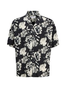 Jack & Jones - JjJeff Monochrome Resort krekls - BLACK | Stockmann