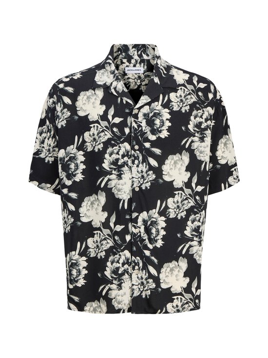 Jack & Jones - JjJeff Monochrome Resort krekls - BLACK | Stockmann - photo 1