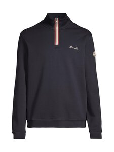Moncler - Logo T-Neck -collegepaita - 742 NAVY | Stockmann