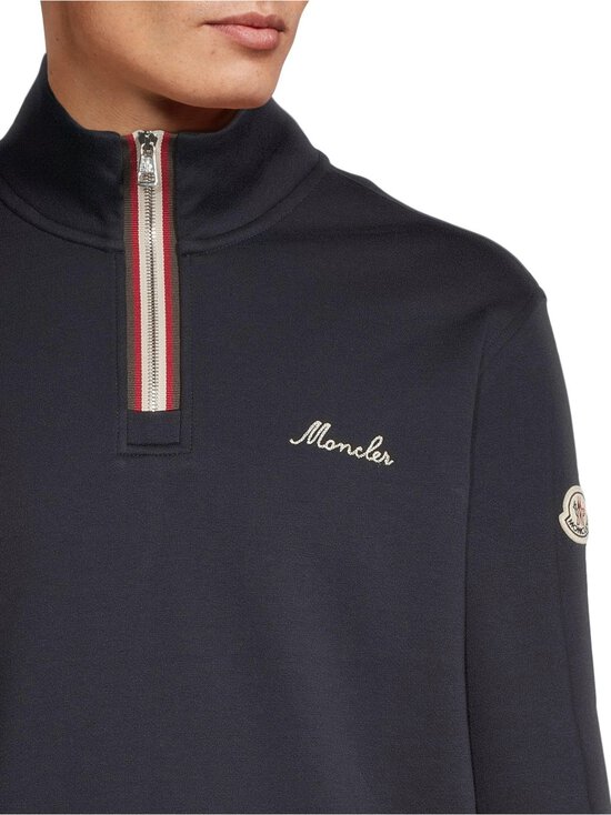 Moncler - Logo T-Neck -collegepaita - 742 NAVY | Stockmann - photo 4