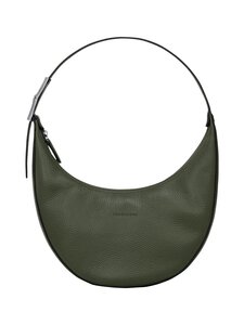 Longchamp - Roseau Essential Shoulder M -nahkalaukku - 892 KHAKI | Stockmann
