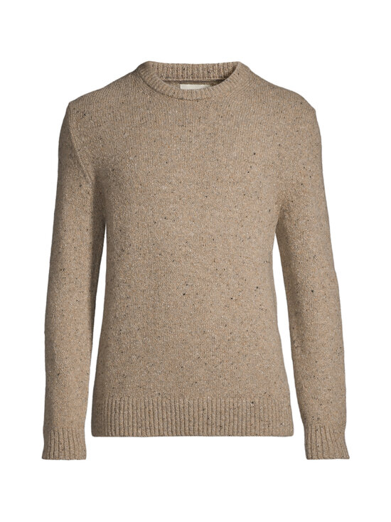 GANT - Neps C-neck -neule - 295 DK. SAND MELANGE - photo 1 GANT - Neps C-neck -neule - 295 DK. SAND MELANGE | Stockmann - photo 1