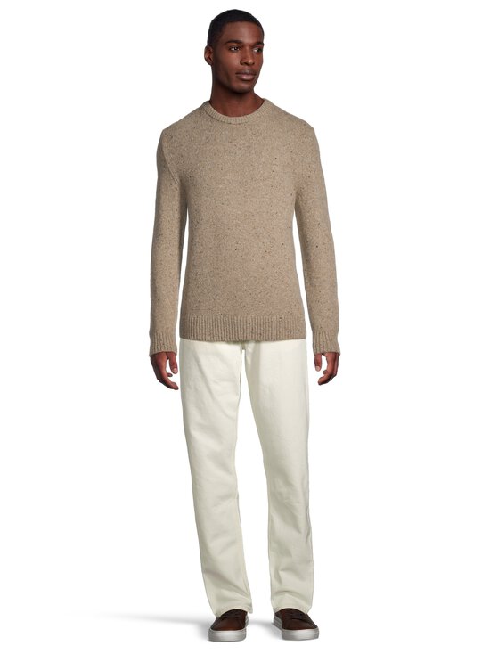 GANT - Neps C-neck -neule - 295 DK. SAND MELANGE - photo 2 GANT - Neps C-neck -neule - 295 DK. SAND MELANGE | Stockmann - photo 2