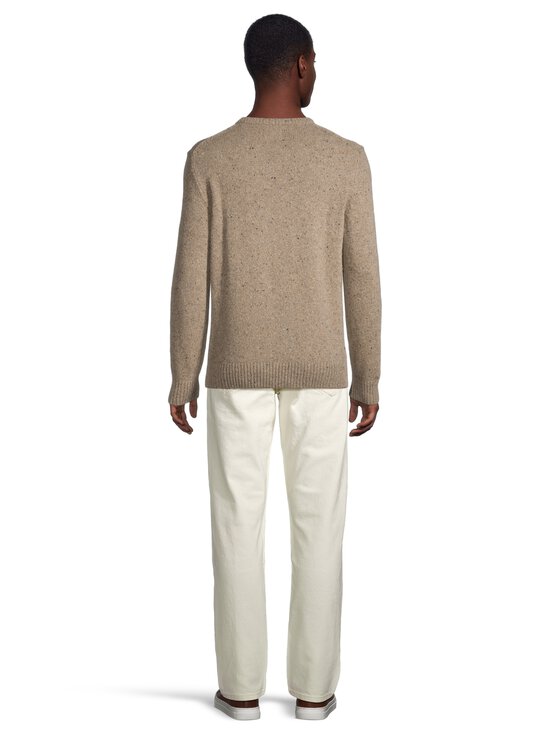 GANT - Neps C-neck -neule - 295 DK. SAND MELANGE - photo 3 GANT - Neps C-neck -neule - 295 DK. SAND MELANGE | Stockmann - photo 3