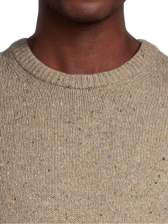 GANT - Neps C-neck -neule - 295 DK. SAND MELANGE - photo 4 GANT - Neps C-neck -neule - 295 DK. SAND MELANGE | Stockmann - photo 4