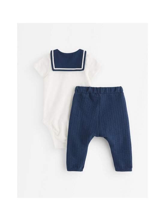 Lindex - Sailor bodijs un bikses - 325 LIGHT DUSTY WHITE | Stockmann - photo 2