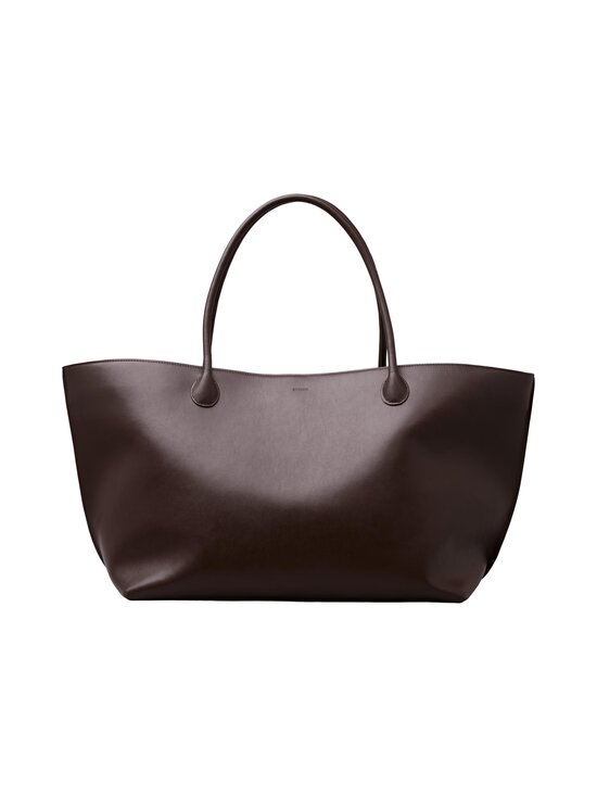 LIÉ STUDIO - The Eva Weekend Tote -nahkalaukku - CHESTNUT BROWN GROSS GRAIN | Stockmann - photo 1