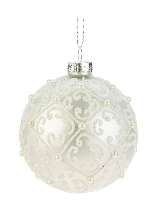 Weiste - Glitter & Pearls Ornaments -joulupallo - WHITE | Stockmann - photo 1
