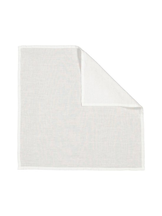 Casa Stockmann - Loft-pellavalautasliina 50 x 50 cm - WHITE | Stockmann - photo 2