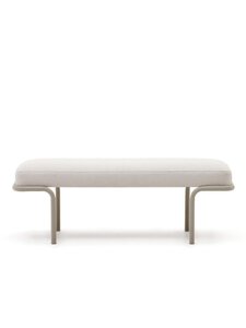 Kave Home - Compo-penkki beige chenille-kangas L 130 cm - BEIGE | Stockmann