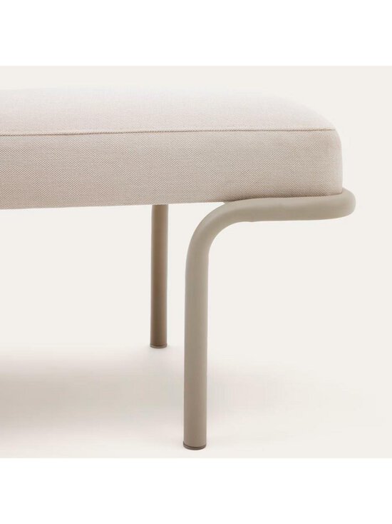 Kave Home - Compo-penkki beige chenille-kangas L 130 cm - BEIGE | Stockmann - photo 3