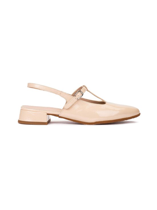 Wonders - Ballerina Slingback -nahkakengät - LACK BEIGE | Stockmann - photo 1