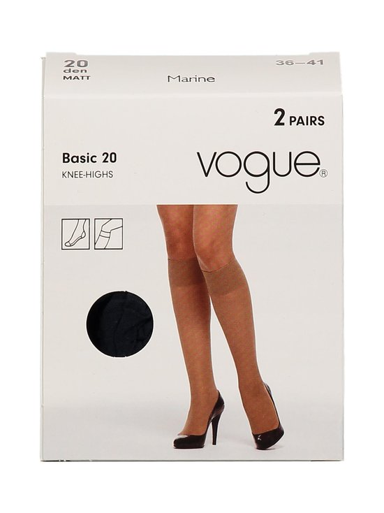 Basic 20 den -polvisukat 2-pack