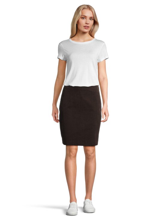 NOOM - Oliana Twill - lyhyt samettihame - BROWN | Stockmann - photo 3