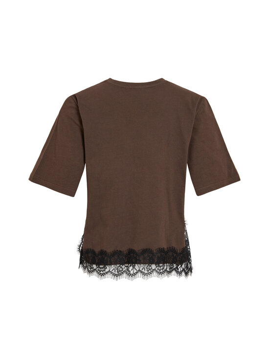 Vila - T-särk VmVivigdis - COFFEE BEAN DETAIL:BLACK LACE | Stockmann - photo 2