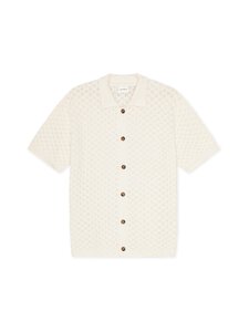 Les Deux - Gespertus-neulottu kauluspaita - 211 EGGNOG WHITE | Stockmann