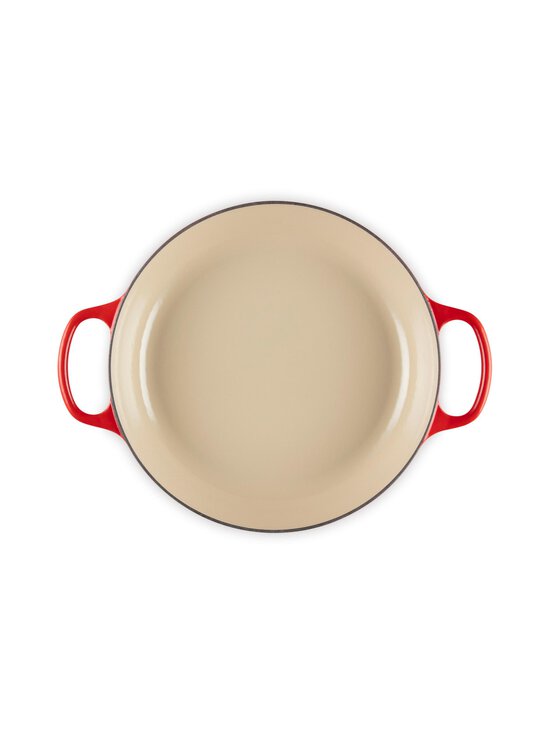 Le Creuset - Shallow Casserole Cerise -valurautapata 3,5 l, 30 cm - CERISE | Stockmann - photo 4