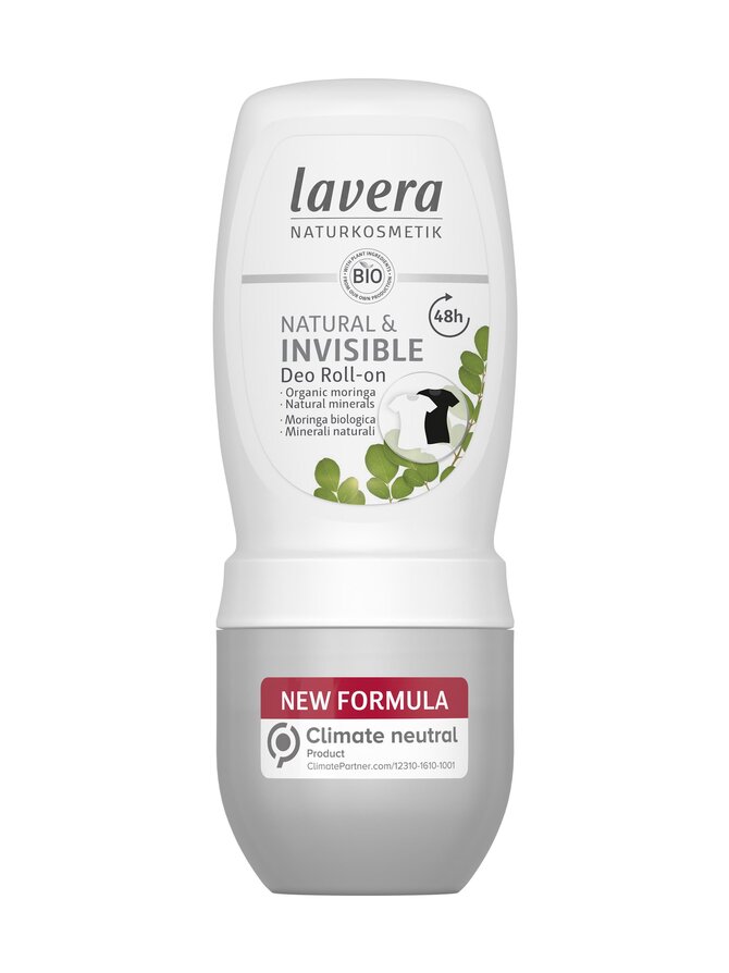 Lavera - Deo Roll-on Natural & Invisible Deodorantti 50 Ml