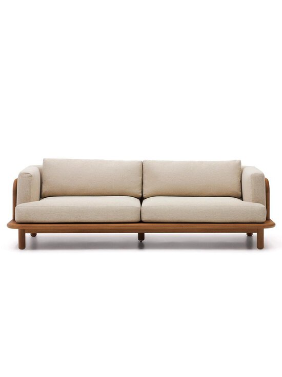 Kave Home - Turqueta-ulkosohva tiikki/beige L 2300 cm - MULTICO | Stockmann - photo 1