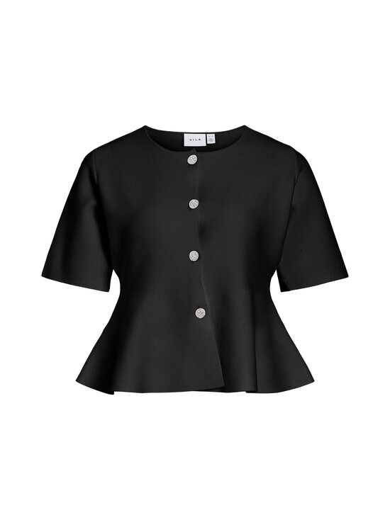 Vila - ViSway Peplum -neuletakki - BLACK BEAUTY | Stockmann - photo 1