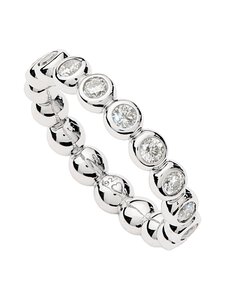 MISSOMA - Sõrmus Tennis Stacking - SILVER | Stockmann