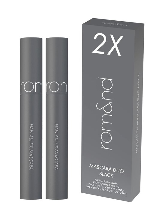 Rom&nd - Han All Fix Mascara Duo Black skropstu tušu komplekts - NOCOL - photo 1 Rom&nd - Han All Fix Mascara Duo Black skropstu tušu komplekts - NOCOL | Stockmann - photo 1