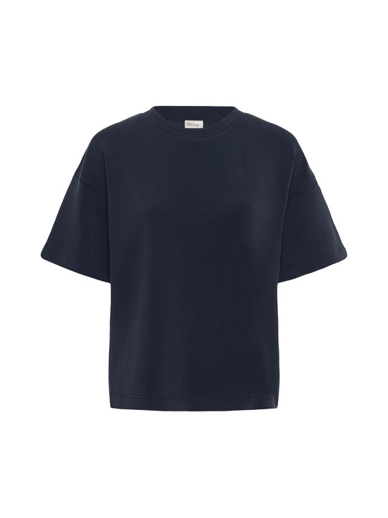 MY ESSENTIAL WARDROBE - T-särk HelleMW Embroidery Boxy - 120 DARK SAPPHIRE BLUE | Stockmann - photo 1