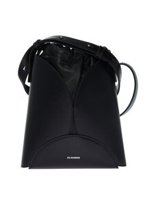 Jil Sander - Curve Crossbody -laukku - 001 BLACK | Stockmann