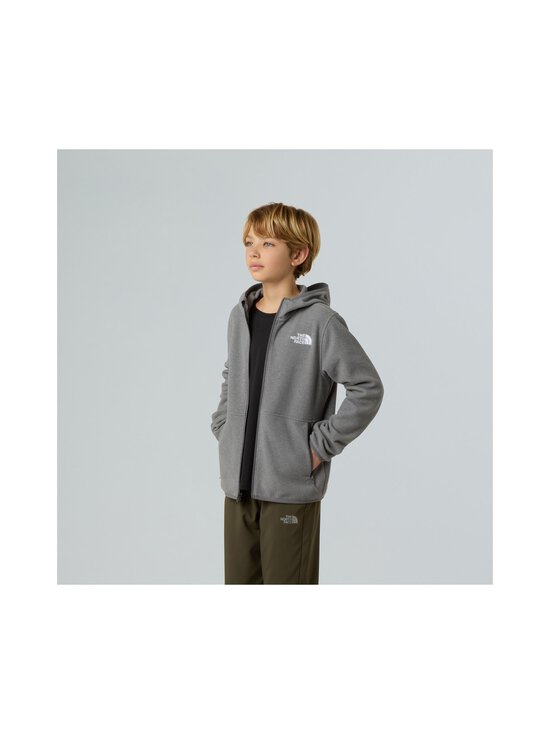 The North Face - Kapuutsiga pusa Teen Glacier Full Zip - 020 TNF MID GREY HEATHER | Stockmann - photo 3