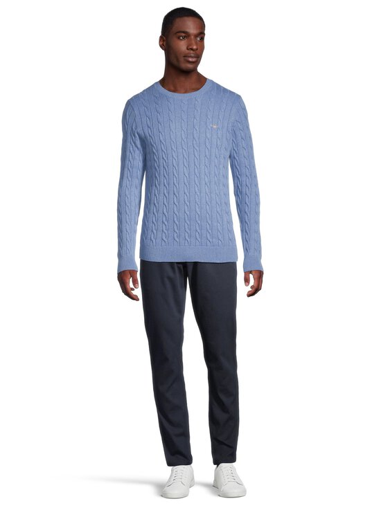 GANT - Palmikkoneule - 906 DENIM BLUE MELANGE - photo 2 GANT - Palmikkoneule - 906 DENIM BLUE MELANGE | Stockmann - photo 2
