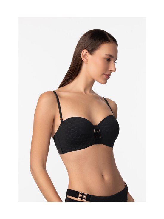 Marc & André - Luxury Fragrance Moulded Bandeau -bikinirintaliivit - 802 BLACK | Stockmann - photo 4