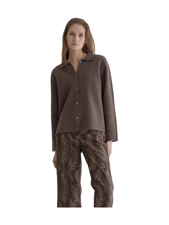 Gauhar Helsinki - Cashmere Espresso -neuletakki - BROWN | Stockmann - photo 1