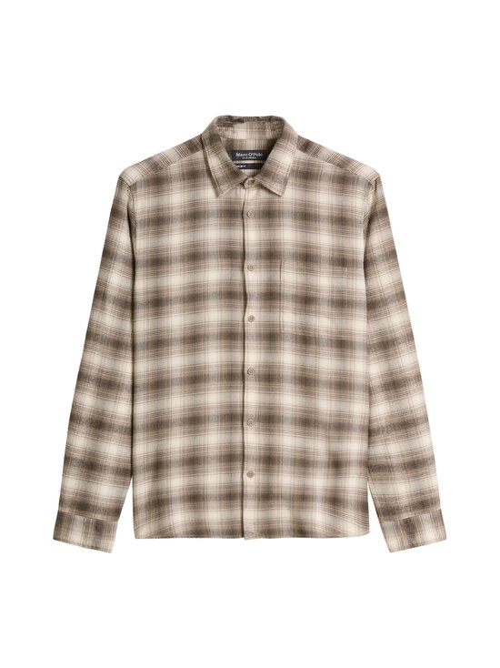 Marc O'Polo - Krekls ar apkakli - 1543 DARK BROWN_MULTI_01 | Stockmann - photo 1