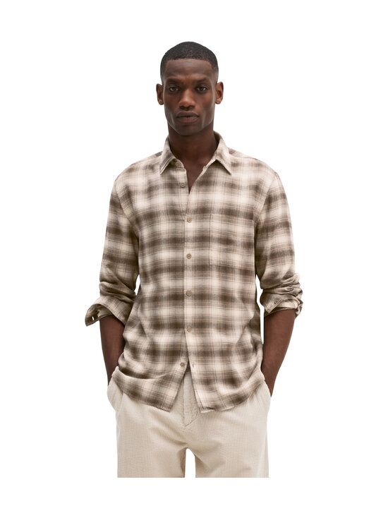 Marc O'Polo - Krekls ar apkakli - 1543 DARK BROWN_MULTI_01 | Stockmann - photo 2