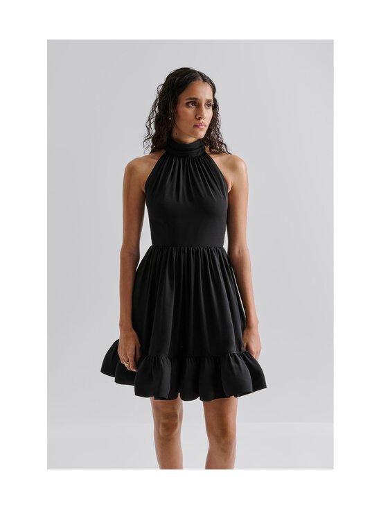 Malina - Fern Halterneck Ruffled Mini -juhlamekko - BLACK | Stockmann - photo 4