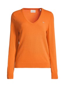 GANT - Extrafine-neulepusero - 860 PUMPKIN ORANGE GANT - Extrafine-neulepusero - 860 PUMPKIN ORANGE | Stockmann