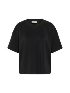 MY ESSENTIAL WARDROBE - HelleMW Embroidery Boxy T-krekls - 100 BLACK | Stockmann