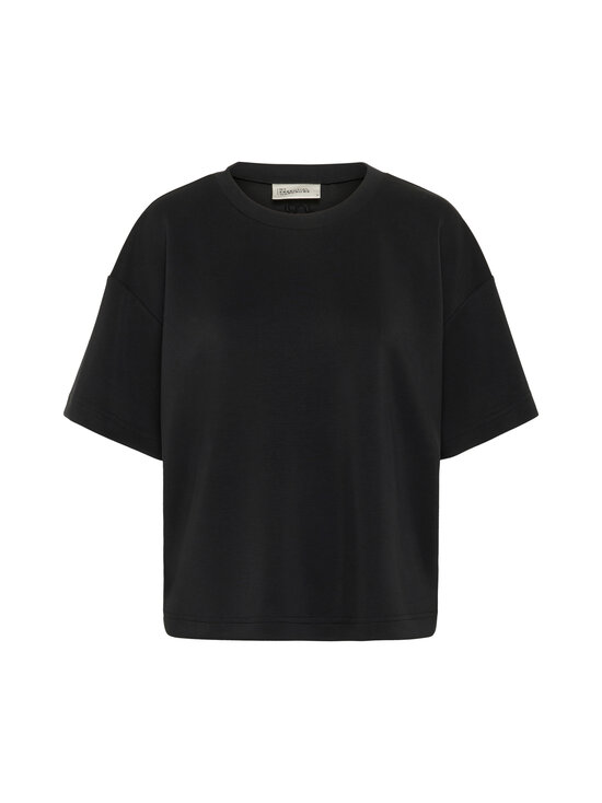 MY ESSENTIAL WARDROBE - HelleMW Embroidery Boxy T-krekls - 100 BLACK | Stockmann - photo 1